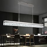 szcflaghip Suspension LED linéaire noire moderne de 150 cm, éclairage d'îlot de cuisine, lustre LED à intensité variable, lampe de table de billard, suspension de plafond pour salle à manger