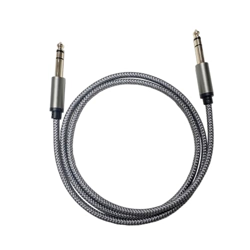 Cable de guitarra 4,5m de 6,35mm recto a ángulo para amplificador