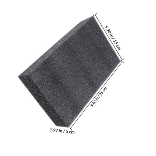 Ciieeo 2pcs Black Polyethylene Foam Pads 25x15x5cm DIY Protective Cushioning Foam Inserts for Packing Cases and Crafting Packaging Liner