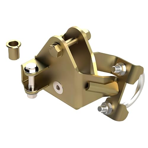 Track Bar & Stabilizer Relocation Bracket, JL Wrangler | JT Gladiator, Corrects Steering Geometry, Added Protection, Gold Zinc Plated, Made in USA