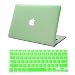 HDE MacBook Air 13" Case Hard Shell Cover Solid Rubberized Matte Plastic + Keyboard Skin - Fits 13.3" Apple Mac Air Notebook Model A1369 / A1466 (Seafoam Green)