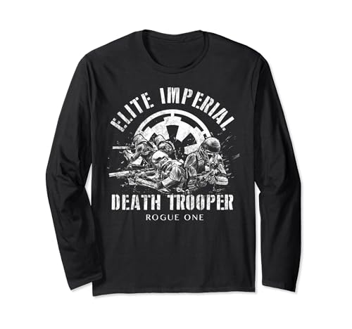 T-shirt Star Wars Imperial Death Troopers à manches longues confortable pour masquer les frissons