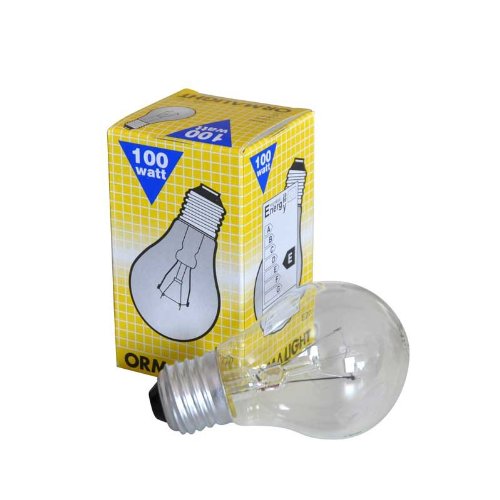 ORMALIGHT AGL Standard Glühlampe 100W E27 230V Gluehbirne klar Cover