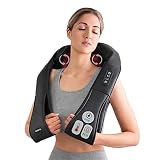 Avora Wellness, with Heat - 3D Neck and Shoulder Massager - Electric Shiatsu neck shoulder massager