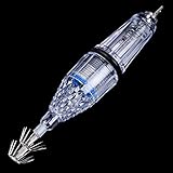 N/A 1Pcs Led Squid Jig Hook, Night Fishing Light with Squid Jig Plastic Luminous Octopus Squid Jig...