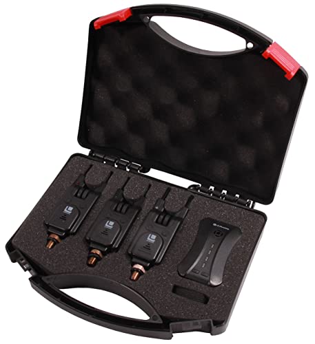 Alarmas Carpfishing Ultimate Storm Set de Alarma de Mordida 3+1 | Alarma carpfishing