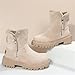 Imagen de Genérico Botas Mujer Invierno Botines de Nieve Calentitas Zapatos Forradas Impermeable Botas de Nieve Cómodas Antideslizante Ligero