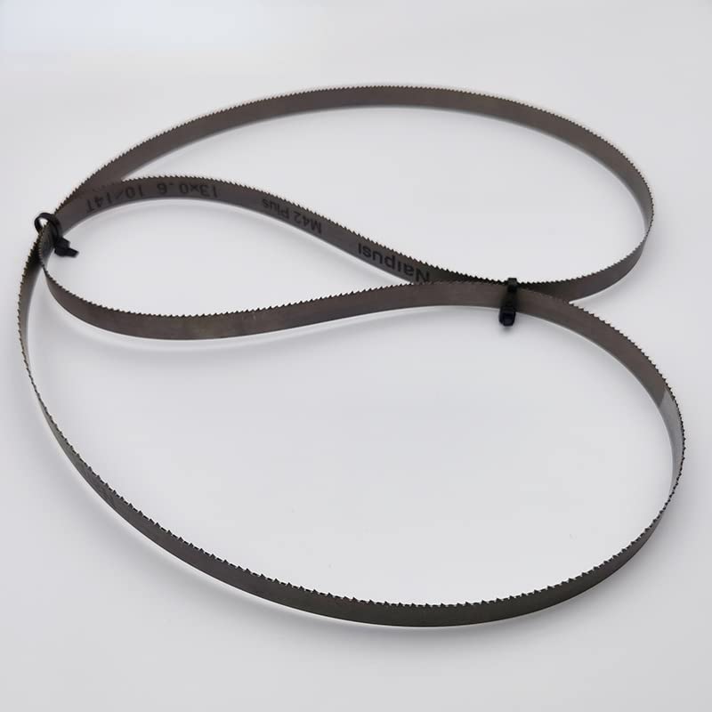 bimetaliczny brzeszczot do piły taśmowej, M42 bimetaliczny 1/2"; brzeszczot do piły taśmowej 13 mm brzeszczot do piły taśmowej twarde drewno, metal./10-14Tpi/długość 2360mm