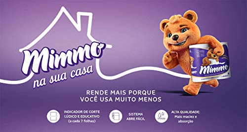 Papel Higiênico Folha Dupla 12 rolos, Mimmo