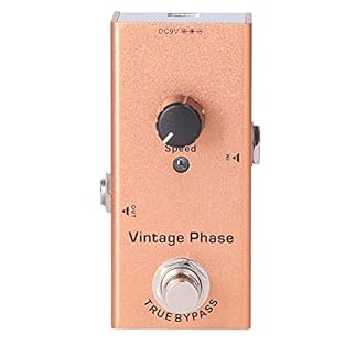 [CLASSIC PHASE SOUND] The vintage phase effect pedal recreates the classical phaser sound, creating a wide and atmospheric tone that attracts fans. [EASY ADJUSTMENT] Simple and user-friendly, you can easily dial in the phase adjustment using the conv...
