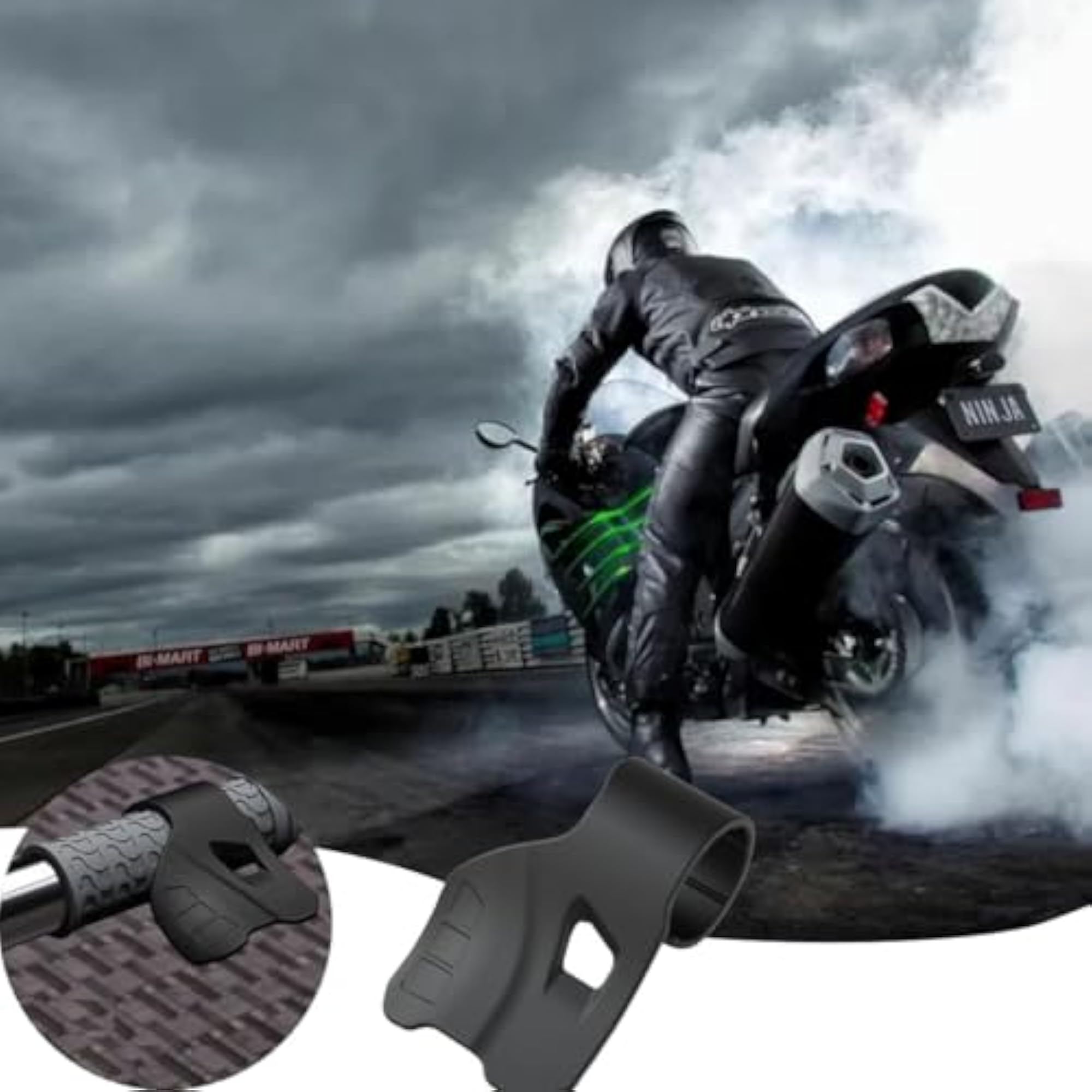 6Pcs Cruise Control Bike Handle Grip Set, Ergonomic Design