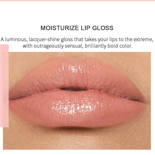 Onarisae Lip Gloss Moisturizing Glossy Finish All-Day Wear Gloss For Daily Use Clear thumb #2