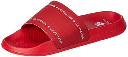 U.S. POLO ASSN. mens WODE RED Slide Sandal – 10 UK (2FD21073R05)