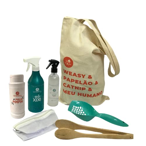Kit Limpeza para Banheiro Inteligente Weasy para Gatos