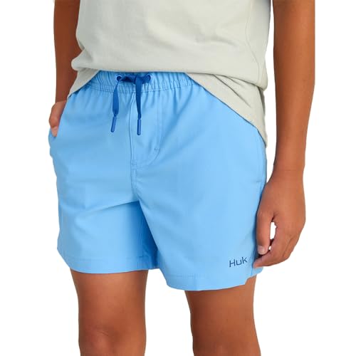 Image of HUK Girls' Pursuit Volley Short, Quick-Dry Fishing Shorts for Kids