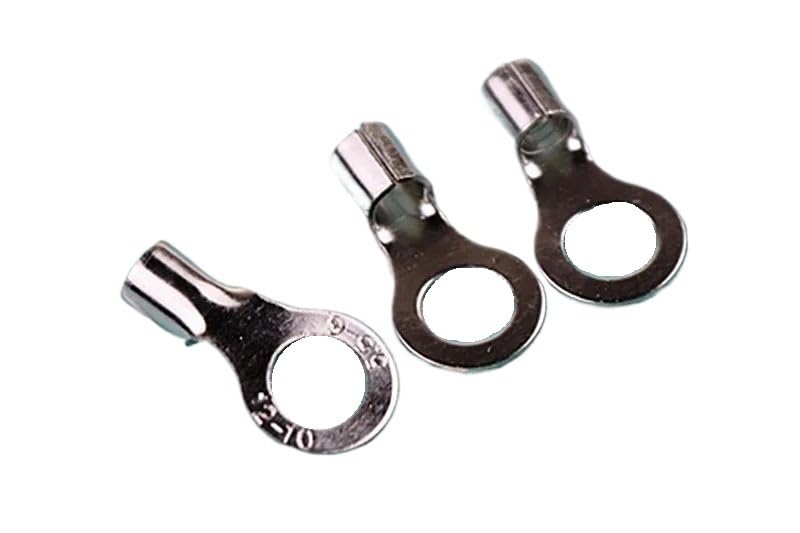 Conector desnudo de anillo RNB5.5-6 para engarce de cable AWG 12-10