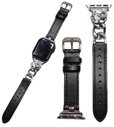 Royce&Roland Apple watch �`�F�[�� & ���U�[ �o���h (���^�� �{�v/�V���o�[ �u���b�N) �A�b�v���E�H�b�`/�o���h�`�F�[�� �� �x���g (40mm 41mm 42mm) ���f�B�[�X �����Y/�M�t�g �v���[���g (Series 1