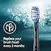 Philips Sonicare G3 Two-in-One - Genuine Replacement Electric Toothbrush Heads, Black, 2 Pack, HX9052/95