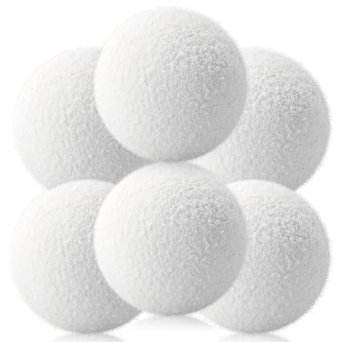 6 Pack Scum Absorber Balls for Spas Hot Tub 3 Inch Hot Tub Scum Absorber Ball Reusable Pool Sponge Oil Scum Absorber Hot Tub Spa Accessories Keep Water Clean and Clear Prolongs Filter Life