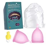 GARANTIA DE SATISFACION :del 100%: garantizamos la mejor calidad y un excelente servicio al cliente,,,, Kit Incluye 2 Copas Menstuales Talla S una Bolsa de Transporte Cepillo de Limpieza Guantes e Instrucciones