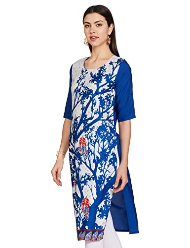 Image of Women's Crepe Regular Kurta