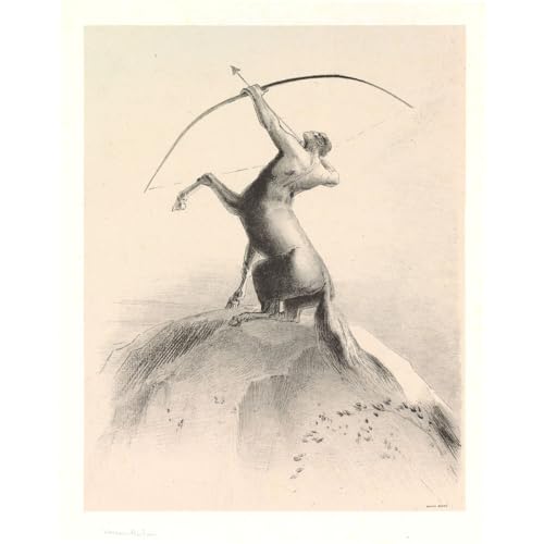 Toile enroulée Centaur 1895 ARTICULOZY 76x101 cm impression d'art premium