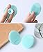 2PCS Silicone Face Mask Brush 2PCS Face Scrubber and 2PCS Exfoliating Lip Brush