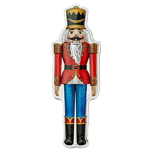 Nutcracker 1 Oz Silver Coin 2$ Solomon Islands 2021 Mynt