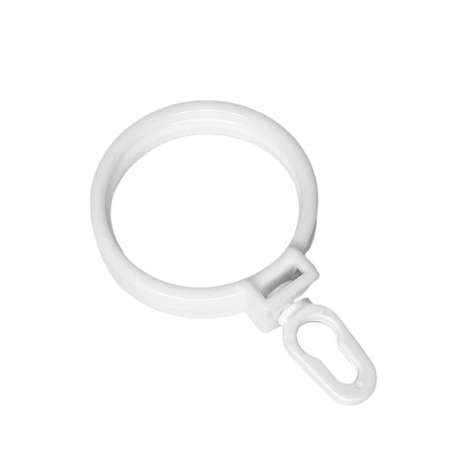 Shower Curtain Hooks Curtain Rings Fo Hanging Drapery Ring Buckles Bathroom Shower Decorative Hanger Hooks(20pcs Rings)