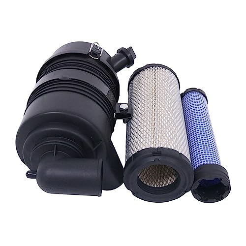 YIHETOP Air Filter Kit MIA11921 and Housing Assembly MIA11256 Compatible for Kawasaki Engine FX751V-BS04 John Deere Zero Turn Lawn Mower Z830 Z850 Z930 Z950