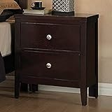 Coaster Home Furnishings Carlton 2-Drawer Nightstand Cappuccino