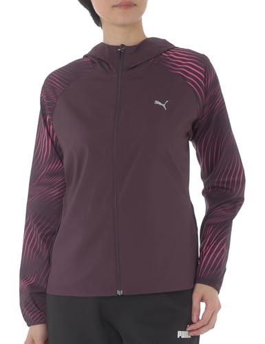 PUMA(プーマ) 吸収速乾 防風 ブルゾン アウター RUN FAVORITE AOP ウーブンジャケット ウィメンズ 524534