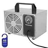 Generatore di ozono 27.000 mg/h, purificatore d'aria portatile O3, ozono, con timer, antio...