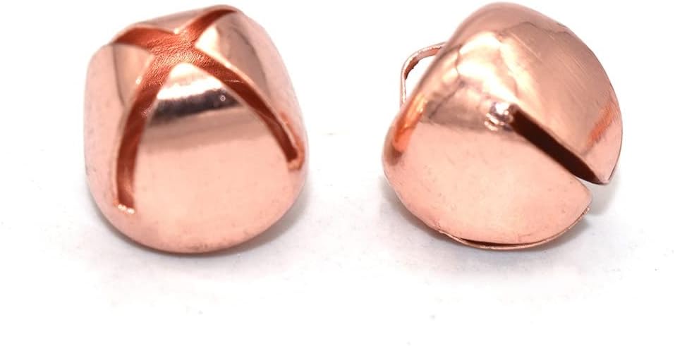 Small Christmas Bells,Christmas Hanging Bells, Small Christmas Bells 20pcs Cross Bells Charms Rose