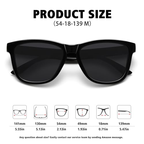 3Pack Retro Polarized Sunglasses for Women Men3