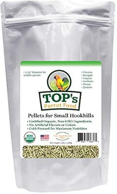 Tops`s Parrot Food - Small Pellets Complete Food Budgies 3lb