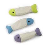 SmartyKat (3 Count) Fish Flop Crinkle Catnip Cat Toys - Multi Color, 3 Count - Image 4