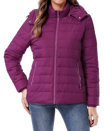 Image of TDYPCI Women's Lightweight Waterproof Puffer Jacket Warm For Cold Winter