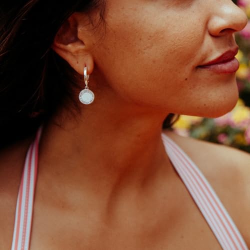 Get Back Necklaces | Round St. Christopher Surf Earrings2