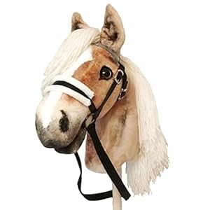 Hobby horse realistic A3 – Haflinger hobbyhorse – Cute toy horse on stick