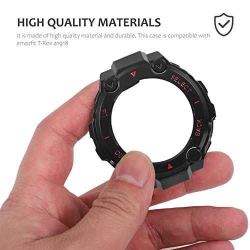 ULTECHNOVO Cobertura da Moldura Do Relógio Protetor de Tela Do Relógio Compatível Com Amazfit T-Rex