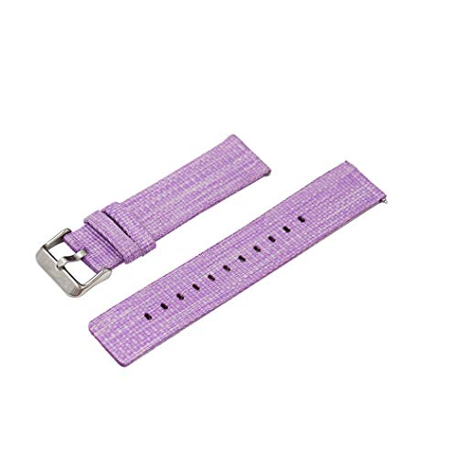 Compatible With Samsung Galaxy Watch 46Mm Bands&Gear S3 Frontier Classic Smartwatch Band，22Mm Woven Fabric Strap Replacement Watch Band Compatible With Samsung Galaxy Watch 46Mm Band Purple #TOP1