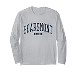 Searsmont Maine ME College University Style Blue Long Sleeve T-Shirt