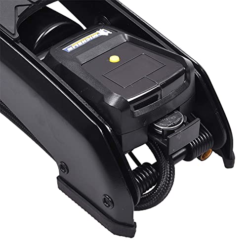 Image of MICHELIN Digital Single Barrel Foot Pump with Rubber Feet (Black)