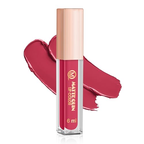Image of Matte Quin Lip Color| Matte Texture|Long Wear |Smudge Proof |Waterproof-6ml (MQ Flat-210)