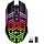 Wireless Gaming Mouse, Lightweight Honeycomb Design Rechargeable Silent Wireless Gaming Mouse with RGB Backlit, USB Receiver, Type C Adapter, Ergonomic Grips, One-Click Desktop (Honeycomb-BLACK)