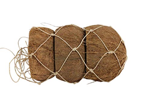 Decpero Kokosnuss Hälften/Natur / Ø10-14 cm / 3 Stück Cover