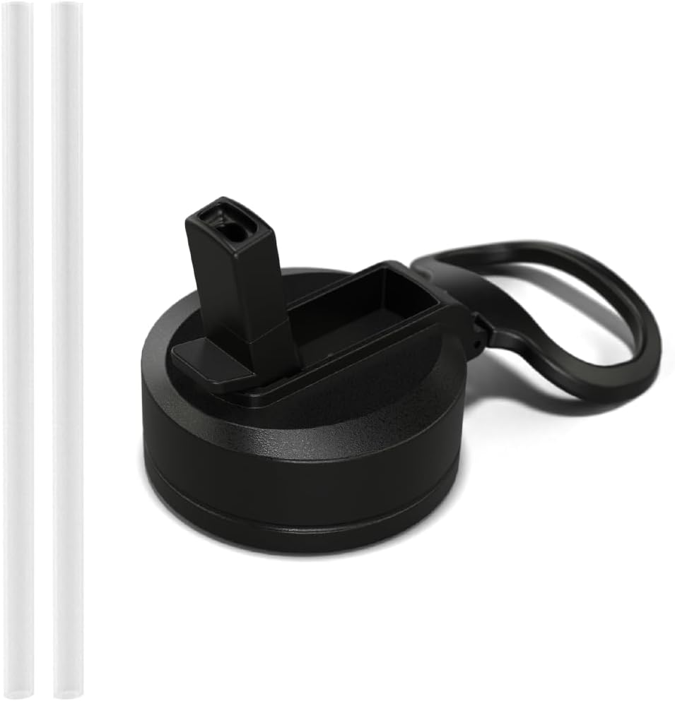 Hydrapeak Replacement Lid With Flexible Handle - Fits All Hydrapeak Wide Mouth Insulated Water Bottles, Leak Proof and Spill Proof Bottle Cap