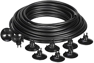 Aquarium Air Tubing 3/16 Inch，26 feet Flexible Aquarium Tubing/Hose with 9 pcs Suction