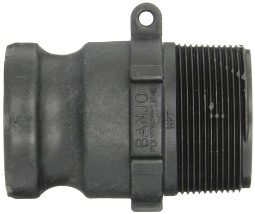 Banjo 200F Polypropylene Cam & Groove Fitting, 2" Male Adapter x NPT Male